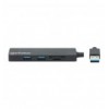 Hub USB 3.2 Gen 1 a 3 porte USB-A con Lettore Schede