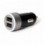 Caricatore da Auto Universale 2 Porte USB con Uscita 4,8A Nero