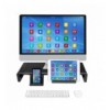 Supporto Monitor Smartphone Tablet Regolabile 420 - 520 mm Nero ICA-TBL 140