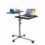Carrello per Proiettore e Notebook a Due Ripiani Regolabile in Altezza