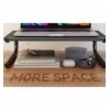 Stand Supporto da Scrivania per Monitor Notebook in Metallo 370mm Nero