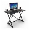 Scrivania Gaming Ergonomica Tavolo da Gioco per PC 110 cm Nero