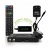 Decoder Ricevitore Digitale Terrestre DVB-T/T2 H.265 HEVC 10bit USB HDMI Scart 180° e Telecomando Universale 2 in 1 IDATA TV-DT2