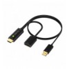 Adattatore Convertitore da HDMI™ a Displayport con USB 4K 60Hz ICOC HDMI-DP12A60