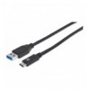 Cavo USB 3.2 Gen2 A Maschio / USB-C™ Maschio 1m Nero ICOC MUSB312-CMAM10