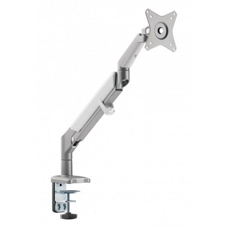 Supporto da Scrivania Monitor 17-32'' con Molla a Gas Bianco Silver Slim design ICA-LCD 441