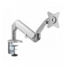 Supporto da Scrivania Monitor 17-32'' con Molla a Gas Bianco Silver Slim design 