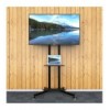Carrello Supporto Pavimento Porta TV LCD/LED/Plasma 30''-65'' Mensola