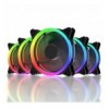 Ventola di Raffreddamento 4pin LED Rainbow Multicolor 120 mm PC Gaming ICSB-GRAVITY