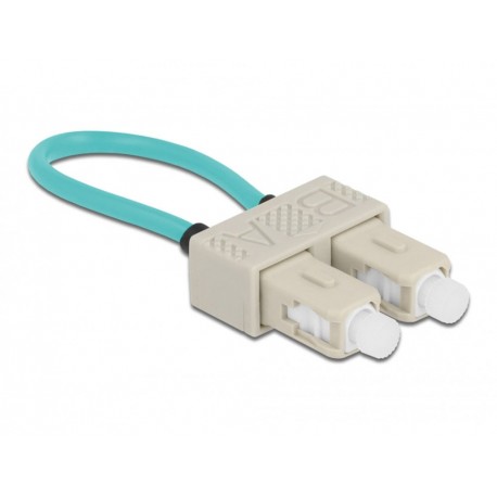 Cavo di Prova Accoppiatore Loopback Fibra Ottica Multimodale OM3 SC ILWL-ADP-SCOM3