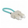 Cavo di Prova Accoppiatore Loopback Fibra Ottica Multimodale OM3 SC ILWL-ADP-SCOM3