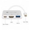 Cavo Convertitore Adattatore da USB-C™ a USB 3.0, HDMI e PD