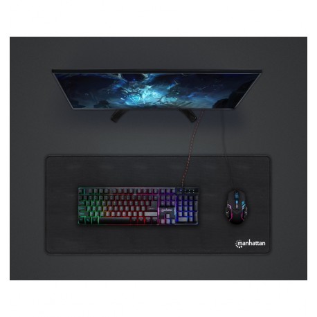Tappetino Mouse Gaming XXL Standard Nero ICA-MP GAMEXL