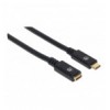 Cavo USB 3.2 Gen 1 SuperSpeed USB-C™ Maschio/USB-C™ Femmina 1m Nero