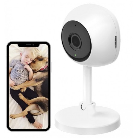 Smart Camera WiFi Full HD 2 MP Controllo Vocale Alexa Google