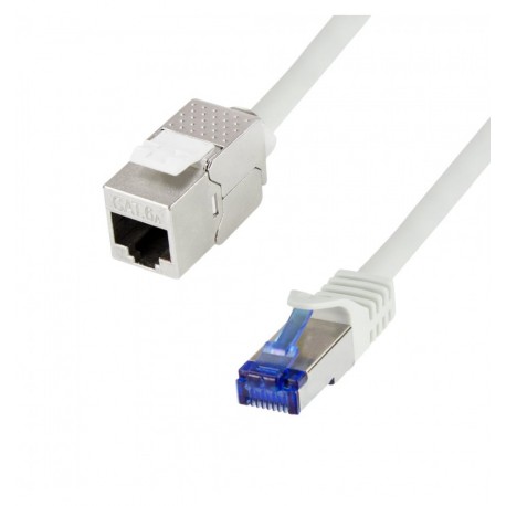 Cavo Prolunga Patch Cat.6A S/FTP 3m Grigio ICOC SF6A-030-EXT