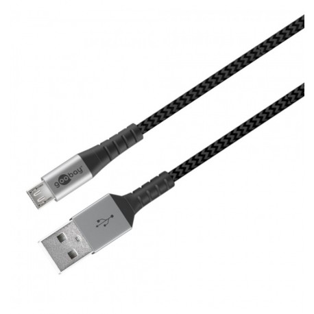 Cavo Micro USB Guaina Intrecciata USB2.0 A M/MicroB M 0
