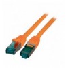  Cavo di Rete Patch in Rame Cat. 6A Arancione SFTP 20m