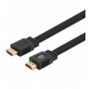 Cavo HDMI High Speed With Ethernet Piatto 0.5m nero ICOC HDMI2-FE-005MH