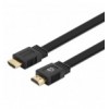 Cavo HDMI High Speed With Ethernet Piatto 2m nero ICOC HDMI2-FE-020MH