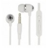 Cuffie Auricolari Audio 3.5 mm con Microfono Controllo Volume V5 Bianco ICFT-253805