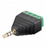 Adattatore Audio 3.5 mm Maschio a Terminal Block 4 pin IADAP TB4-AU35MG