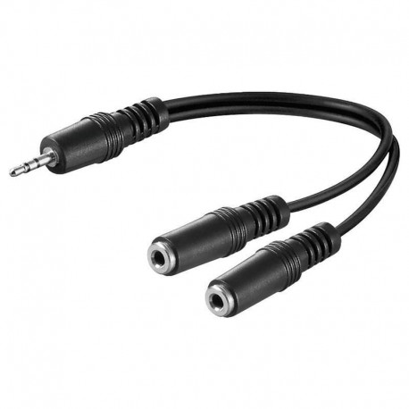 Cavo Sdoppiatore Stereo Jack 3.5 mm 20 cm ICOC 05-SB-HP-020