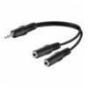 Cavo Sdoppiatore Stereo Jack 3.5 mm 20 cm ICOC 05-SB-HP-020