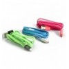 Cavo Flat USB AM a Micro USB M 1m Giallo / Blu