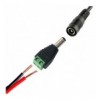 Adattatore Alimentazione DC 5.5x2.1mm Maschio Terminal Block 2 pin