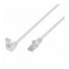 Cavo di Rete Patch Connettore Angolato 90° CCA Cat. 5E UTP 10m Bianco ICOC U5EB-100-WLTY