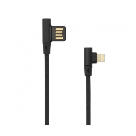 Cavo USB2.0 Angolato 90° USB 8pin 1.5m Nero ICSB-USB8P90