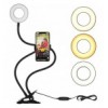 Luce LED Anello Portatile Regolazione Luminosità e Stand Smartphone I-SMART-RING8