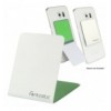 Supporto Smartphone Universale Adesivo Grip Phone con Stand Bianco