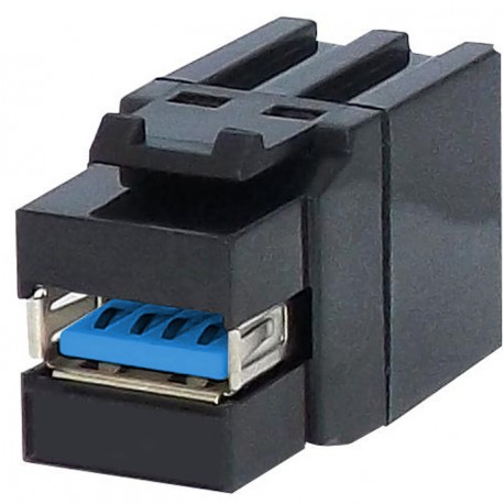 Connettore Keystone USB3.2 tipo A Femmina/Femmina 1