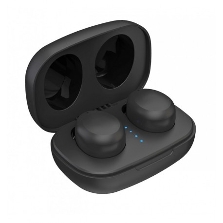 Auricolari Bluetooth v5.1 con Custodia di Ricarica Nero ICSB-EBTWS32