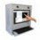 Armadio di sicurezza per PC, monitor touch LCD e tastiera Grigio senza vetro
