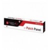 Pannello Patch UTP 24 Posti RJ45 Cat.6 con barra gestione cavi 