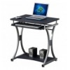 Scrivania per PC Compatta con Cassetto Estraibile, Nero Grafite ICA-TB 328BK