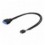 Cavo Interno USB3.2 19 pin Femmina / USB2.0 8 pin Maschio 30cm