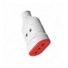 Presa Mobile in Gomma 10/16A 250V Bianco IPW-RUB-PR16W