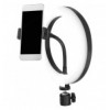 Luce LED Anello 20cm per 1/4'' Regolazione Luminosità Stand Smartphone I-SMART-RING20