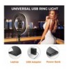 Luce LED Anello 25cm Regolazione Luminosità Stand Smartphone I-SMART-RING25