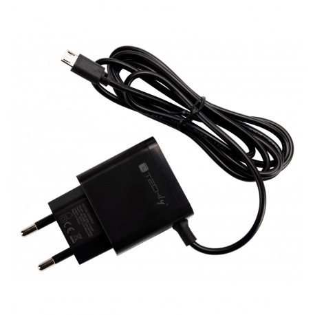 Caricabatterie Alimentatore Micro USB 5V 1A per Smartphone Tablet Nero IPW-USB-1AMBK