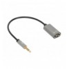 Cavo Adattatore per Cuffie con Splitter Audio Stereo AUX 20cm