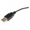 Cavo Alimentazione USB DC 3.5x1.35 mm Angolato 1,5 m Nero