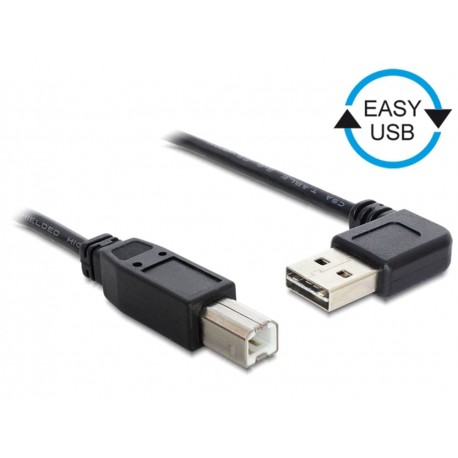 Cavo EASY-USB 2.0 Tipo A Maschio Angolato a Tipo B Maschio 0