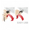 Cavo EASY-USB 2.0 Tipo A Maschio Angolato a Tipo B Maschio 0,5m