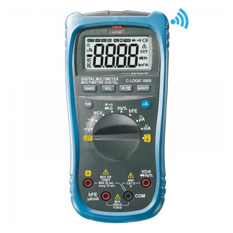 Multimetro Digitale con Connessione Bluetooth 4000 Counts CLOGIC5900CBINT I-CLOGIC-5900