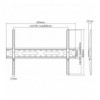 Staffa a Muro Fissa Low-Profile per TV 37-70'' 